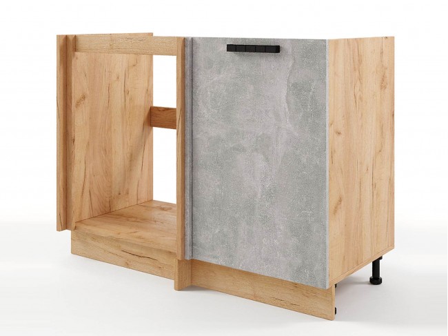 Шкаф напольный Пасаденна угловой 890х820х476 фото