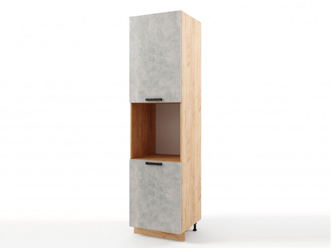 Шкаф-пенал напольный Пасаденна с нишей под духовку высокий 600х2 фото