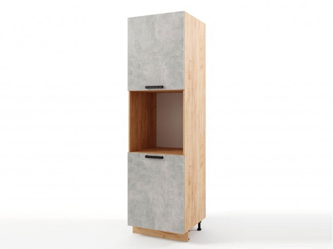 Шкаф-пенал напольный Пасаденна с нишей под духовку 600х2140х576 фото