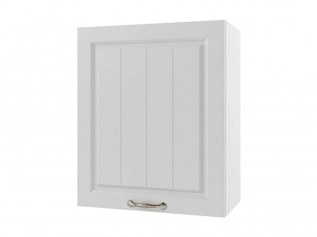 Шкаф навесной Мария 1-дв. 600х720х300 Белый/ Белый фото