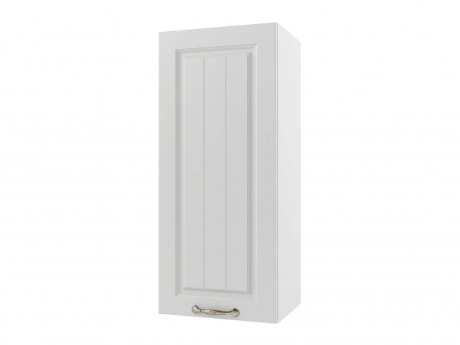 Шкаф навесной Мария высокий 400х920х300 Белый/ Белый фото