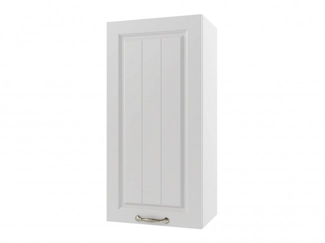 Шкаф навесной Мария высокий 450х920х300 Белый/ Белый фото
