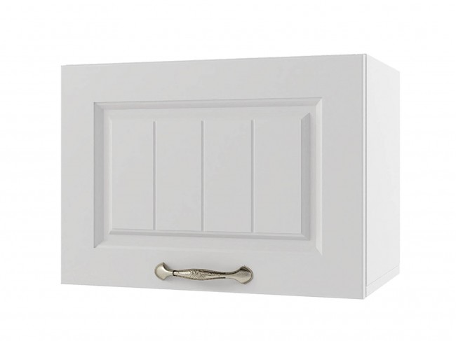 Шкаф навесной Мария горизонтальный 500х360х300 Белый/ Белый фото