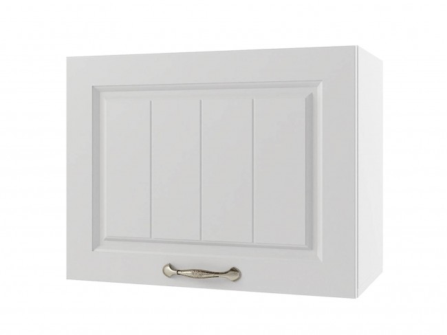 Шкаф навесной Мария горизонтальный высокий 600х460х300 Белый/ Бе фото