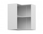 Шкаф навесной Мария угловой пенал 600х720х600 Белый/ Белый недорого