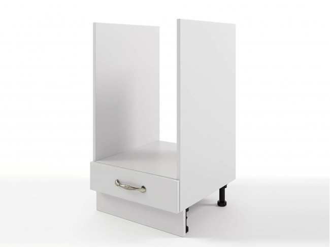 Шкаф напольный Мария духовой 450х820х476 Белый/ Белый фото