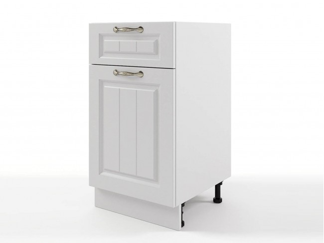 Шкаф напольный Мария с 1 ящиком 500х820х476 Белый/ Белый фото