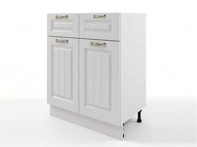 Шкаф напольный Мария с 1 ящиком 600х820х476 Белый/ Белый фото