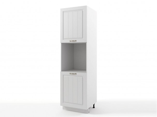 Шкаф-пенал напольный Мария с нишей под духовку 600х2140х576 Белы фото