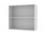 Шкаф навесной Мария со стеклом 800х720х300 Крем/ Белый недорого