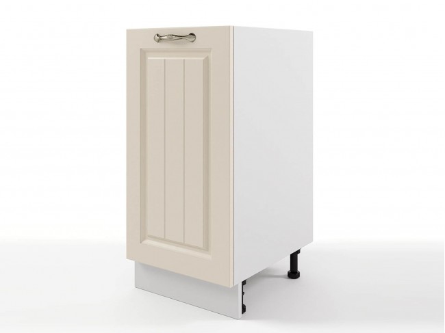 Шкаф напольный Мария 400х820х476 Крем/ Белый фото