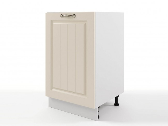 Шкаф напольный Мария 500х820х476 Крем/ Белый фото