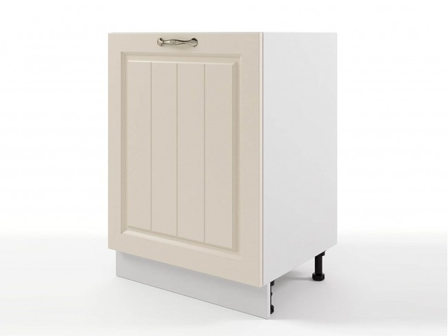 Шкаф напольный Мария 1-дв. 600х820х476 Крем/ Белый фото