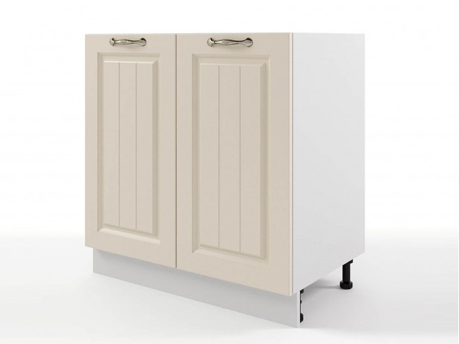 Шкаф напольный Мария 800х820х476 Крем/ Белый фото