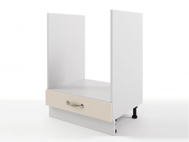 Шкаф напольный Мария духовой 600х820х476 Крем/ Белый фото