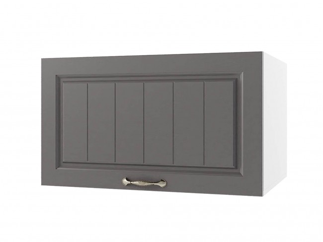 Шкаф навесной Мария горизонтальный глубокий 800х360х560 Графит/  фото