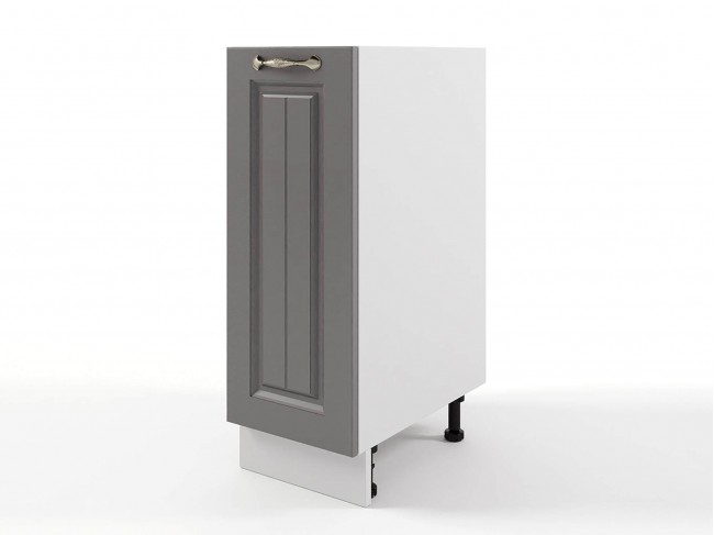 Шкаф напольный Мария 300х820х476 Графит/ Белый фото