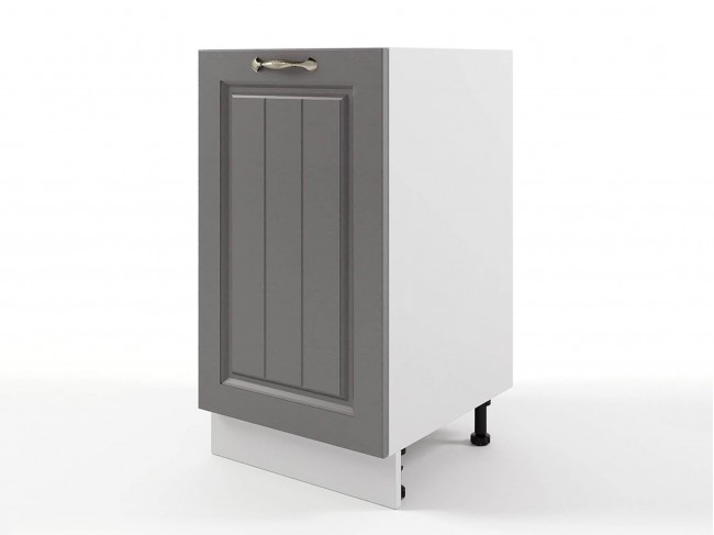 Шкаф напольный Мария 450х820х476 Графит/ Белый фото