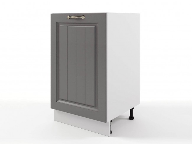 Шкаф напольный Мария 500х820х476 Графит/ Белый фото