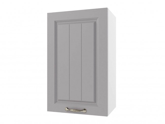 Шкаф навесной Мария 500х720х300 Сталь/ Белый фото