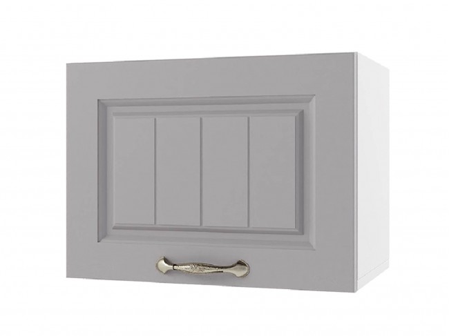 Шкаф навесной Мария горизонтальный 500х360х300 Сталь/ Белый фото