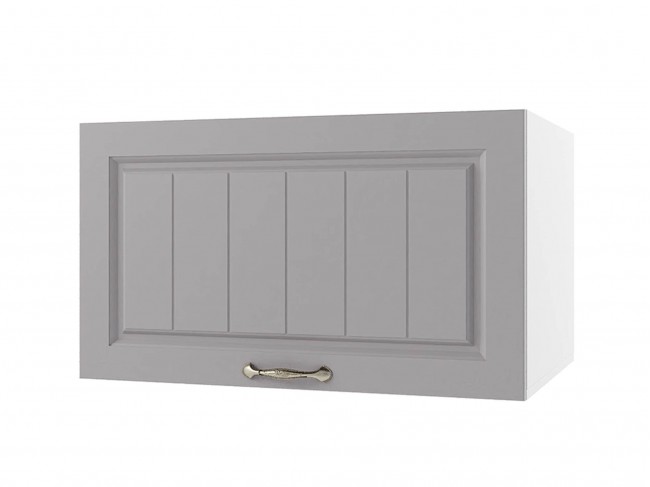 Шкаф навесной Мария горизонтальный глубокий 800х360х560 Сталь/ Б фото