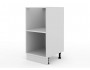 Шкаф напольный Мария 400х820х476 Сталь/ Белый недорого