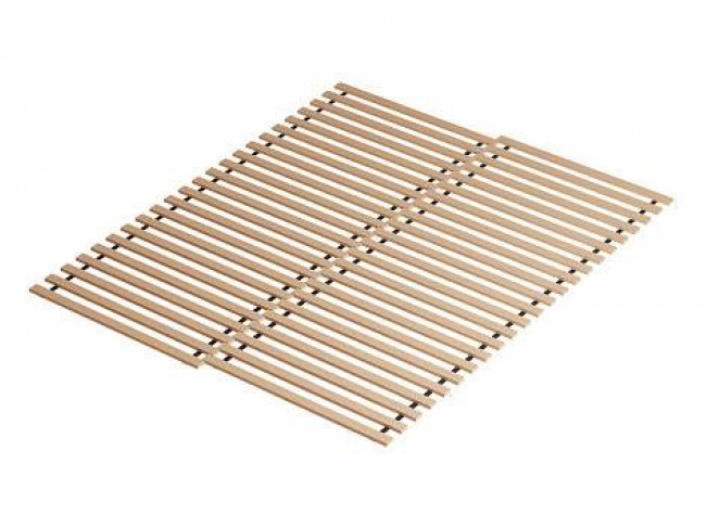 Кровать 160х200 с реечным настилом Франк КР-14, бетон фото