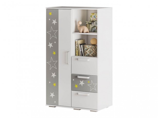 Шкаф многофункциональный Трио ШК-10 Звездное детство фото