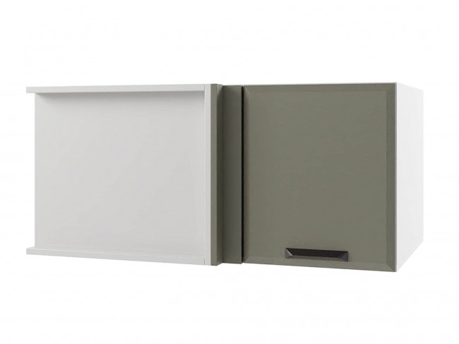 Шкаф навесной Призма горизонтальный глубокий угловой 1000х360х60 фото