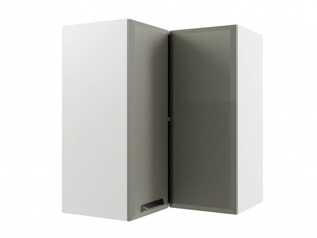 Шкаф навесной Призма угловой пенал 600х720х600 фото
