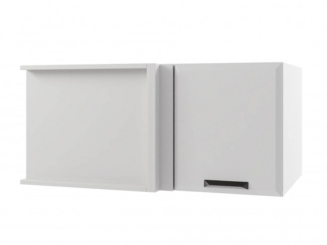 Шкаф навесной Призма горизонтальный глубокий угловой 1000х360х60 фото