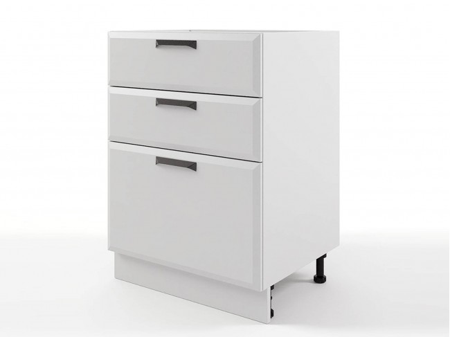 Шкаф напольный Призма с 3мя ящиками 600х820х476 фото