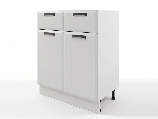 Шкаф напольный Призма с 2-мя ящиками и дверцами 600х820х476 фото