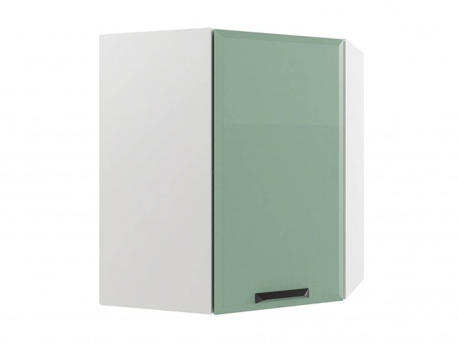 Шкаф навесной Призма угловой 600х600х720х300 фото