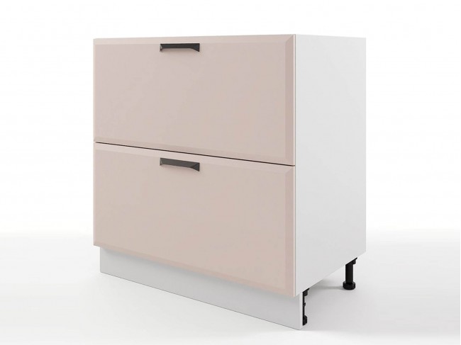 Шкаф напольный Призма с 2-мя ящиками и 1-м скрытым ящиком 800х82 фото