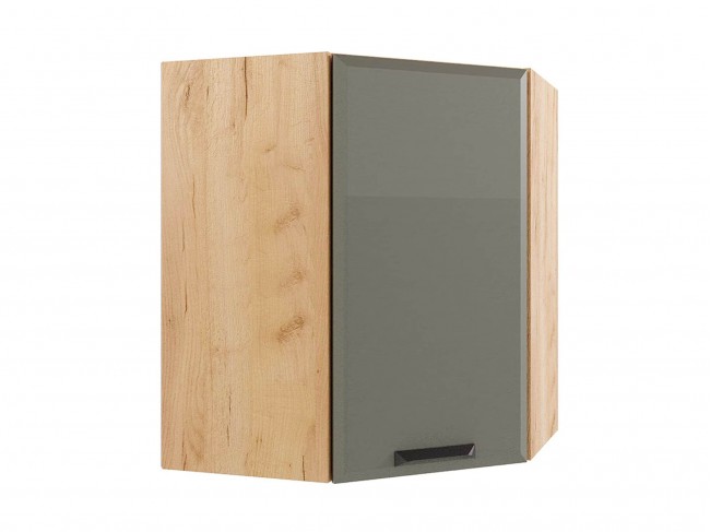 Шкаф навесной Призма угловой 600х600х720х300 фото