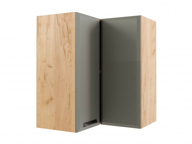 Шкаф навесной Призма угловой пенал 600х720х600 фото