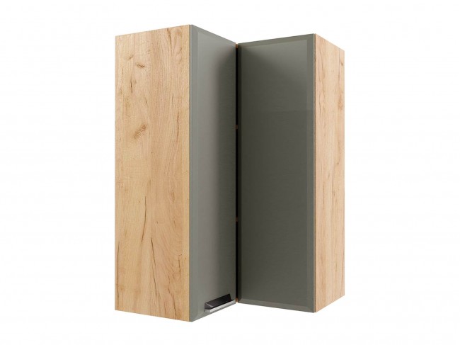 Шкаф навесной Призма угловой пенал высокий 600х920х600 фото