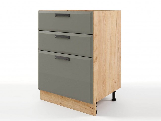 Шкаф напольный Призма с 3мя ящиками 600х820х476 фото