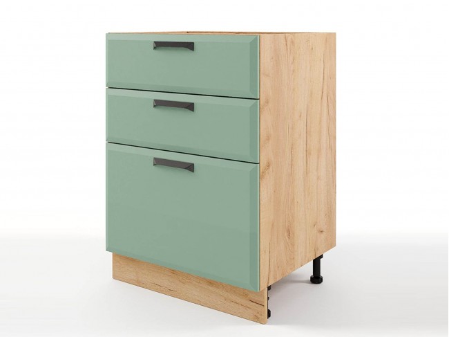 Шкаф напольный Призма с 3-мя ящиками 600х820х476 фото