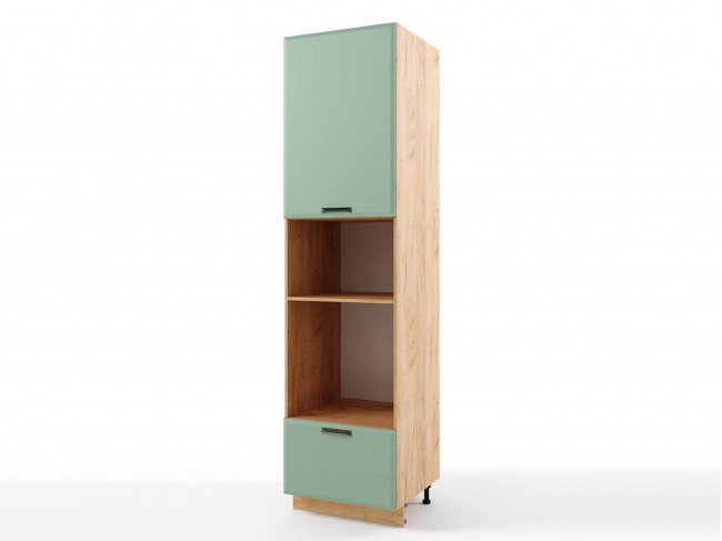 Шкаф-пенал напольный Призма с нишами высокий 600х2340х576 фото
