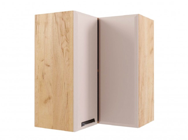 Шкаф навесной Призма угловой пенал 600х720х600 фото