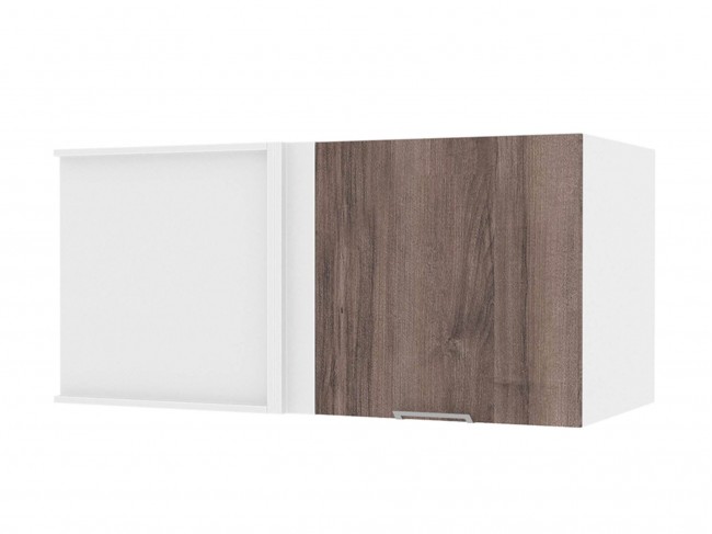 Шкаф навесной Каталея горизонтальный глубокий угловой 1000х360х6 фото