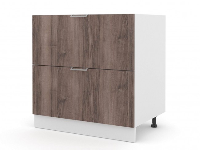Шкаф напольный Каталея с 2-мя ящиками и 1-м скрытым ящиком 800х8 фото