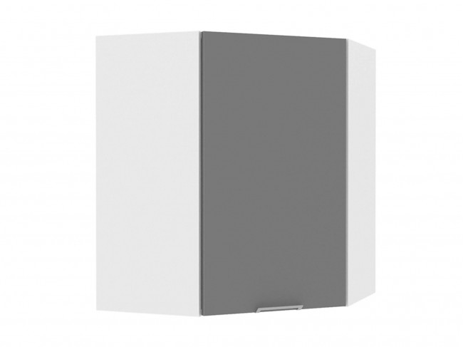 Шкаф навесной Каталея угловой 600х600х720х300 фото