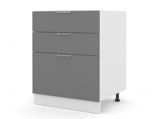 Шкаф напольный Каталея с 3-мя ящиками 600х820х476 фото