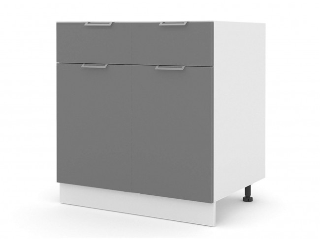 Шкаф напольный Каталея с 2-мя ящиками и дверцами 800х820х476 фото