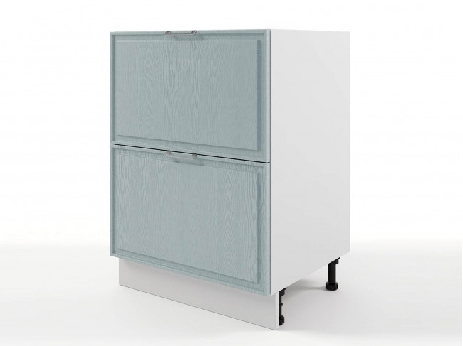 Шкаф напольный Орлеан с 2-мя ящиками и 1-м скрытым ящиком 600х82 фото