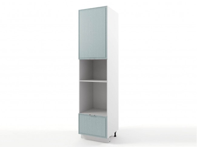 Шкаф-пенал напольный Орлеан с нишами высокий 600х2340х576 фото